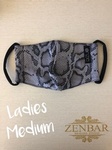 Grey Snakeskin - Fashion Masks Burlington by Zenbar