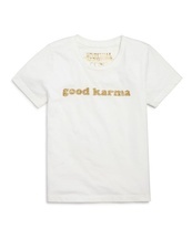 Kid's Good Karma Tee White at Zenbar - Best Spa Oakville
