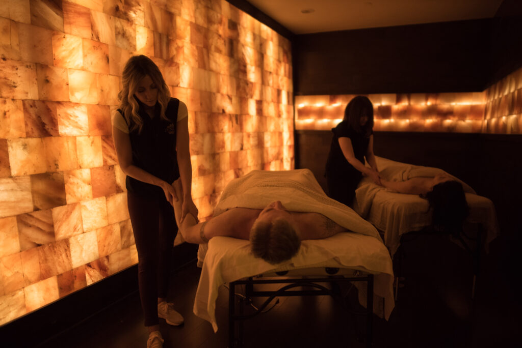 zenbar couples massage salt cave