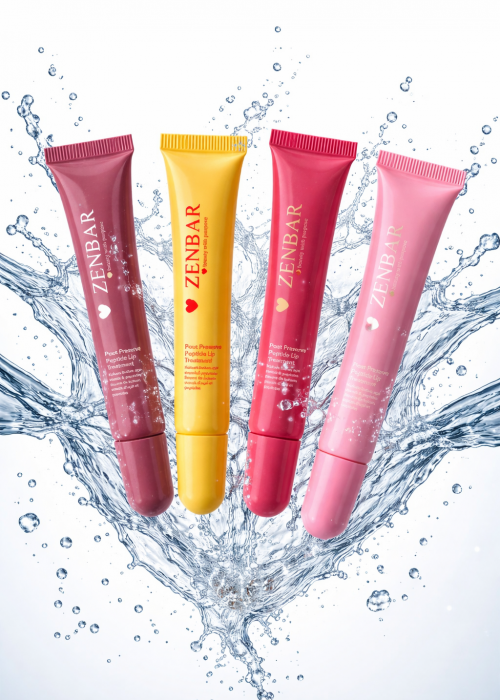 Zenbar lip treatments in water splash